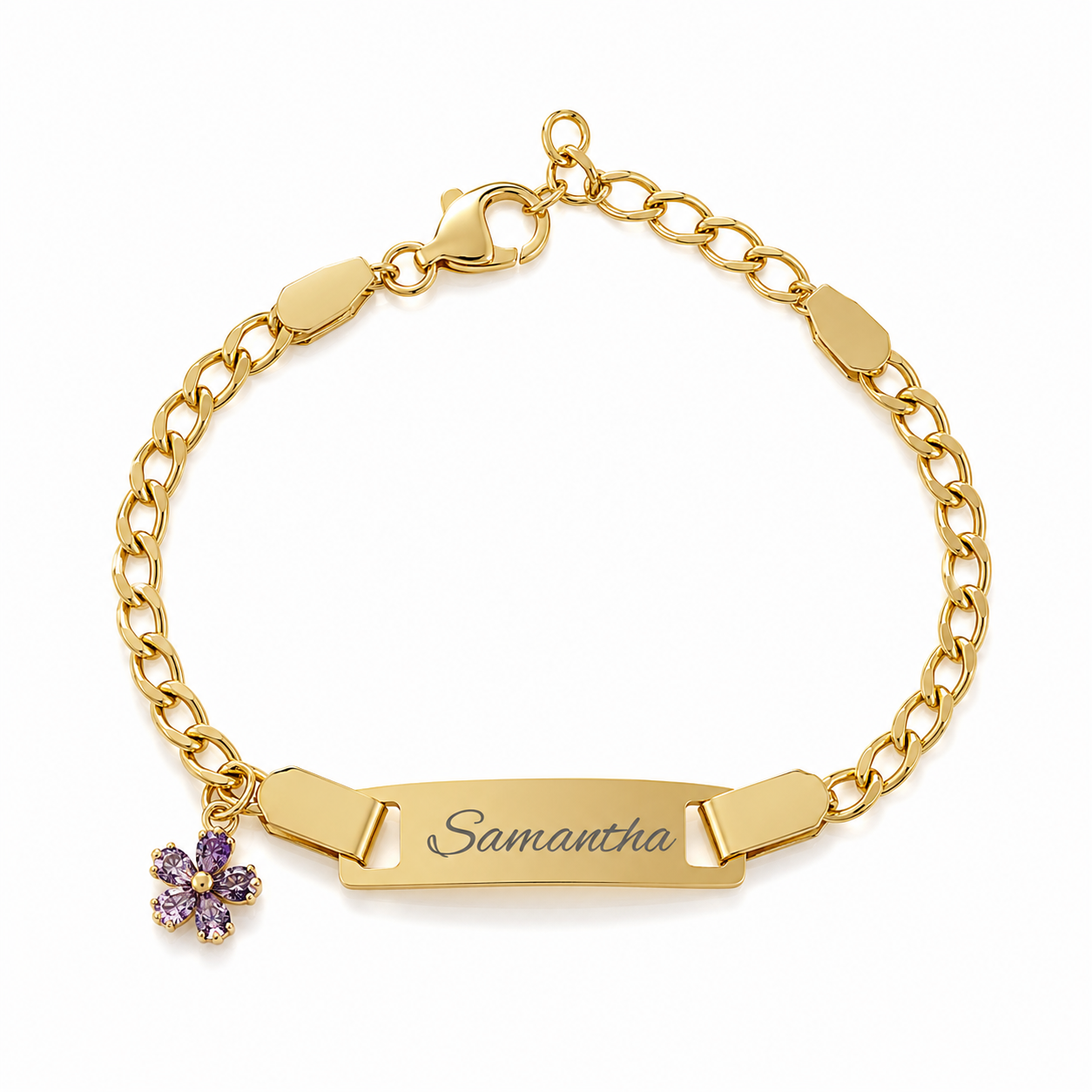 Blossom Personalised Baby Bracelet