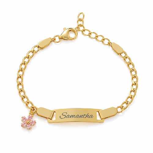 Blossom Personalised Baby Bracelet