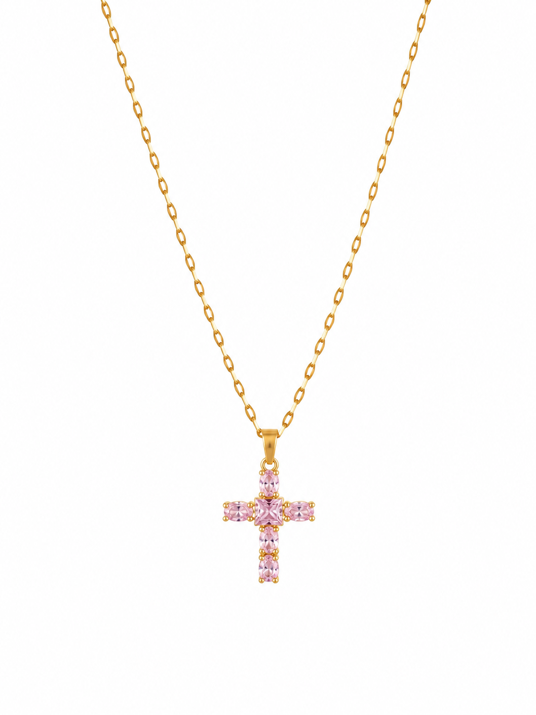 Crystal Cross Necklace