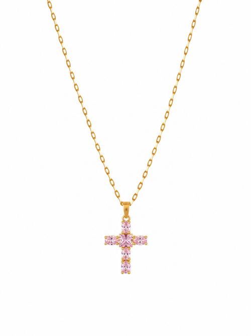 Crystal Cross Necklace