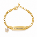 Blossom Personalised Baby Bracelet