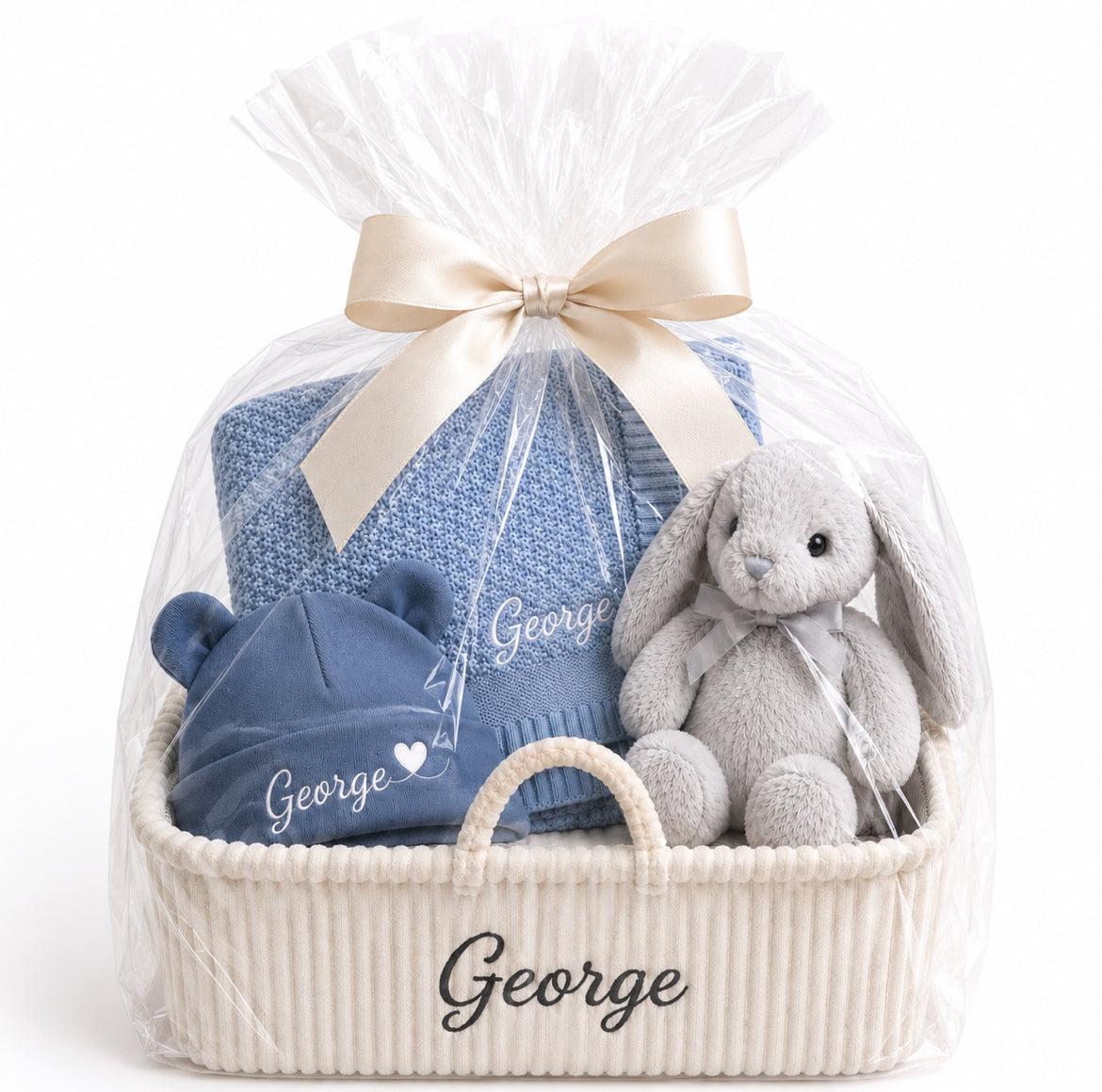Personalised Baby Boy Keepsake Set