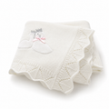 Swan Keepsake Knit Blanket