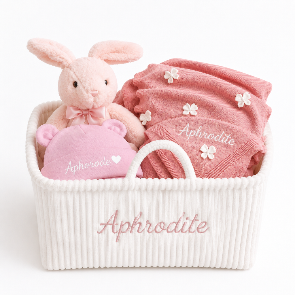 Personalised Baby Girl Keepsake Set