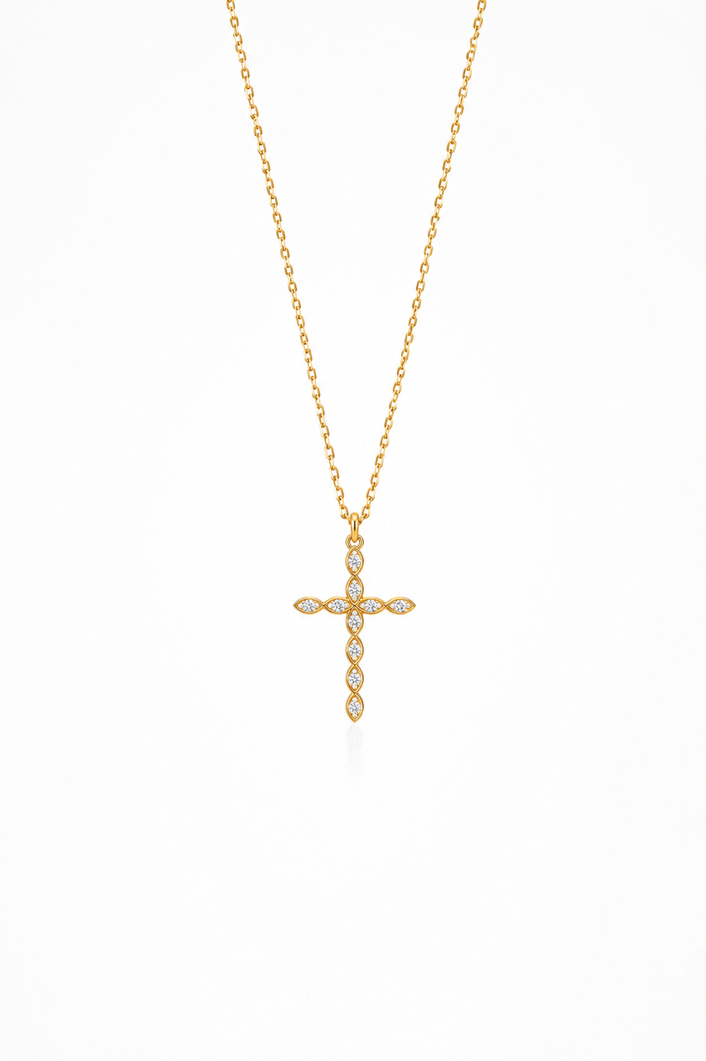 The Elena Cross Necklace