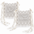 “Just Married” Chair Veils – Set of 2