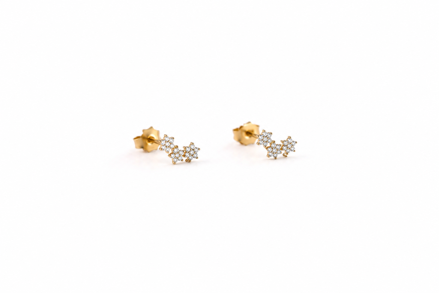 Luna Floral Stud Earrings