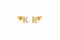 Auréa Initial Stud Earrings
