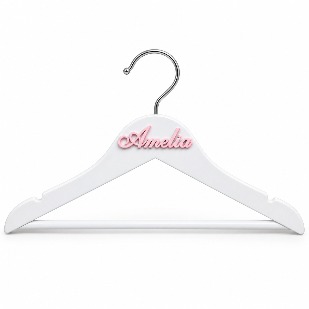 Girls Personalised Christening Hanger